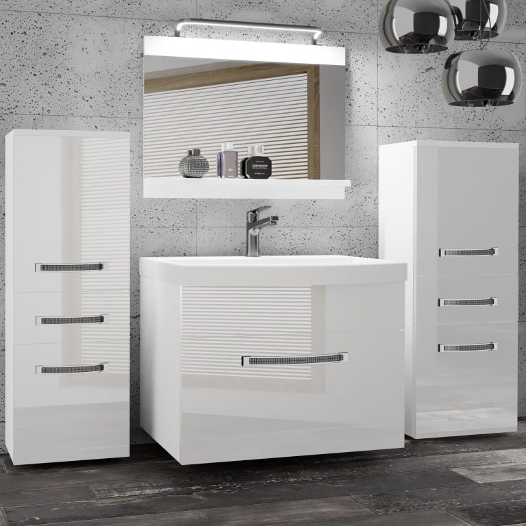 Mobili da bagno Belini Premium Glamour 62 GLA P 4/0/W/W/0/MB/PP