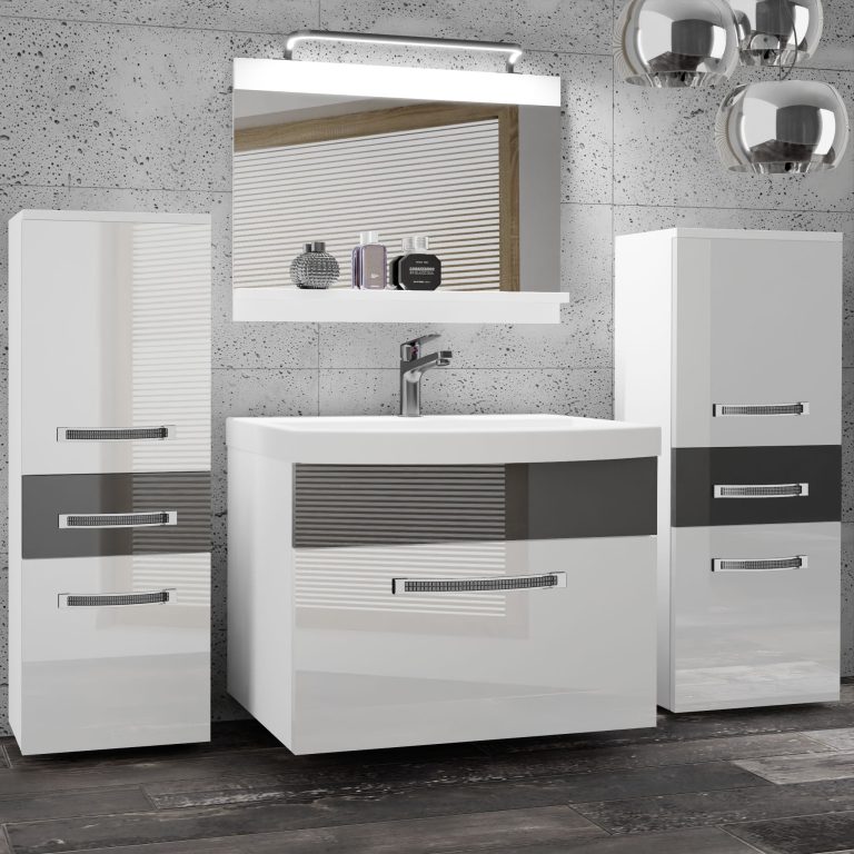 Mobili da bagno Belini Premium Glamour 66GLA P 4/0/W/WS/0/MB/PP