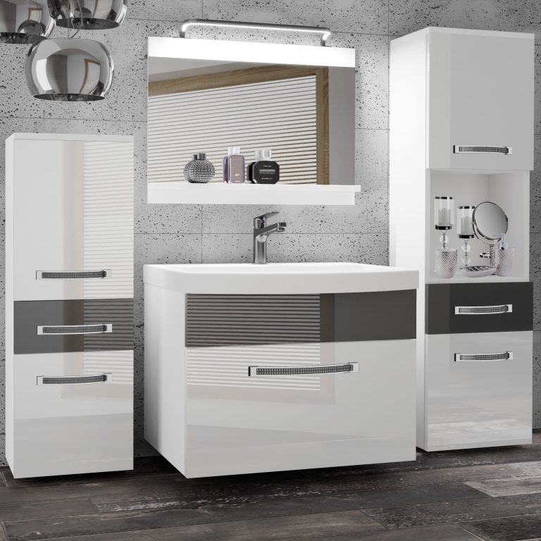 Mobili da bagno Belini Premium Glamour 85 GLA P 5/0/W/WS/0/MB/PP