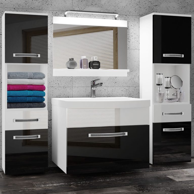 Mobili da bagno Belini Premium Glamour 105 GLA P 6/0/W/BW/0/MB/PP