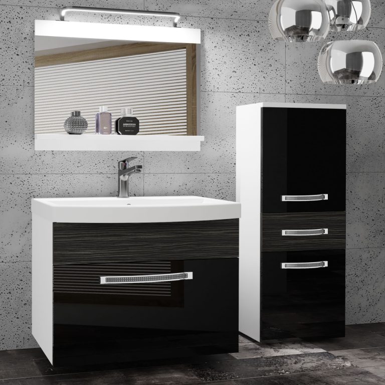 Mobili da bagno Belini Premium Glamour 37 GLA PM 2/0/W/BHK/0/MB/PP
