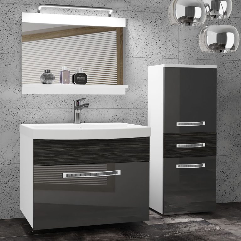 Mobili da bagno Belini Glamour 33 GLA PM 2/0/W/SHK/0/MB/PP