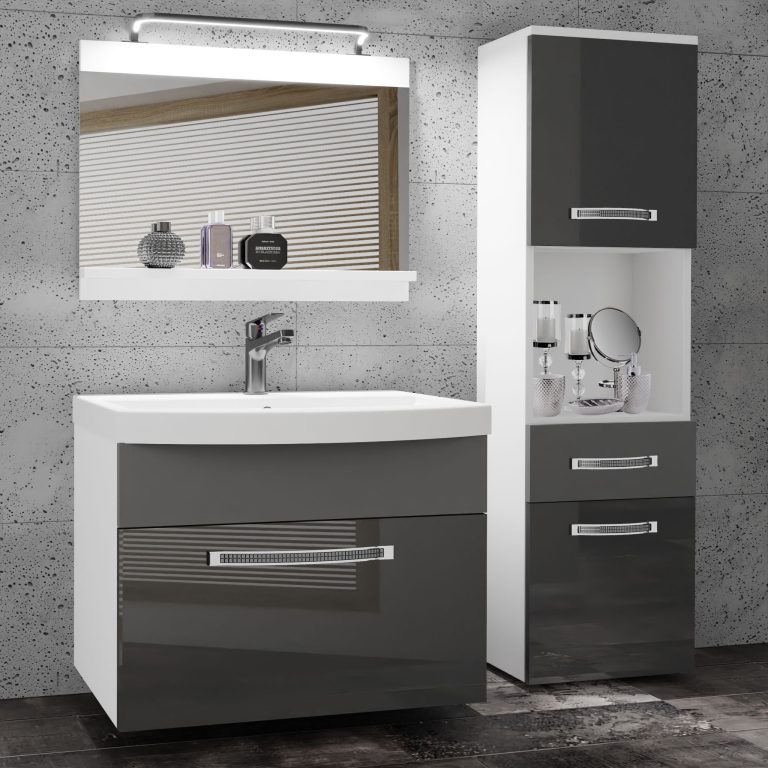 Mobili da bagno Belini Premium Glamour 53 GLA PM 3/0/W/SSR/0/MB/PP
