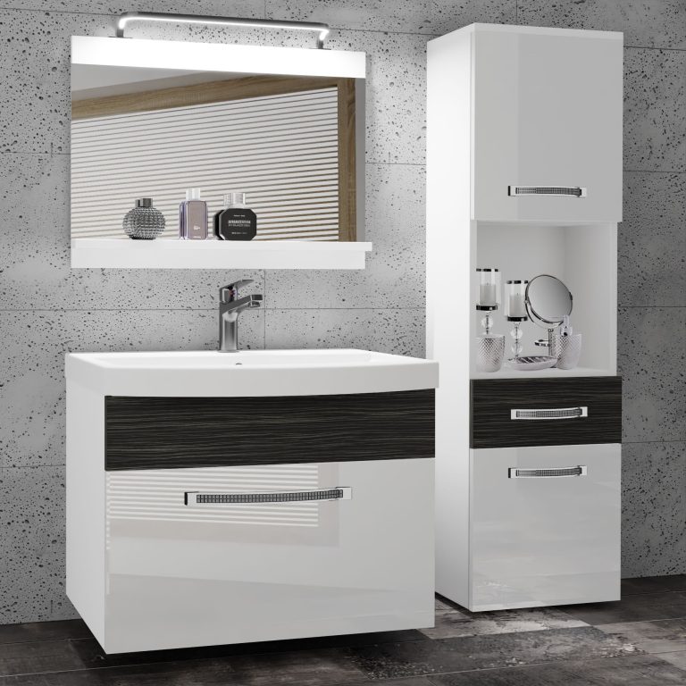 Mobili da bagno Belini Premium Glamour 54 GLA PM 3/0/W/WHK/0/MB/PP