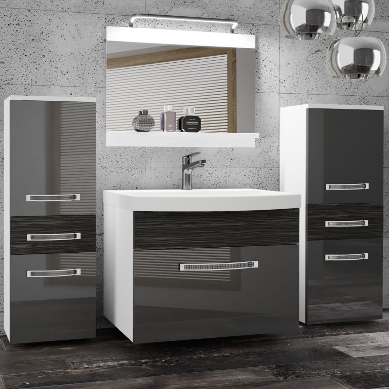 Mobili da bagno Belini Premium Glamour 71 GLA PM 4/0/W/SHK/0/MB/PP