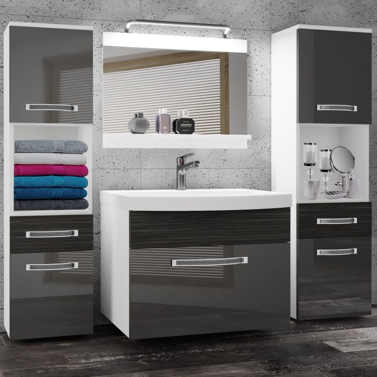Mobili da bagno Belini Premium Glamour 109 GLA PM 6/0/W/SHK/0/MB/PP