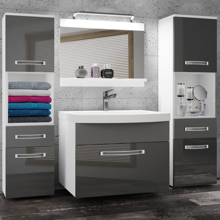 Mobili da bagno Belini Premium  Glamour 110  GLA PM 6/0/W/SSR/0/MB/PP