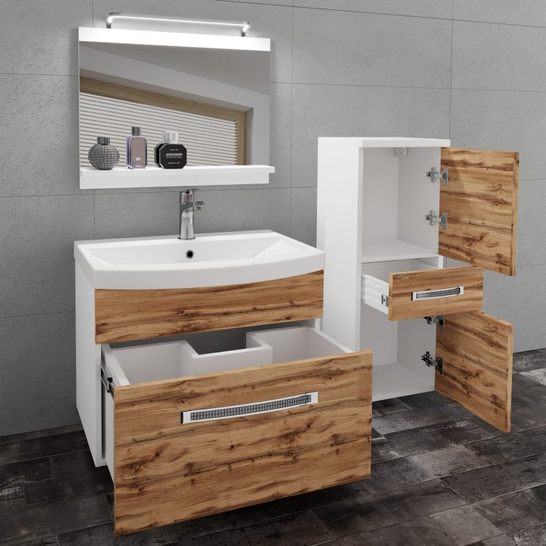  Mobili da bagno Belini Premium Glamour 23 GLA M 2/0/W/DW/0/MB/PP
