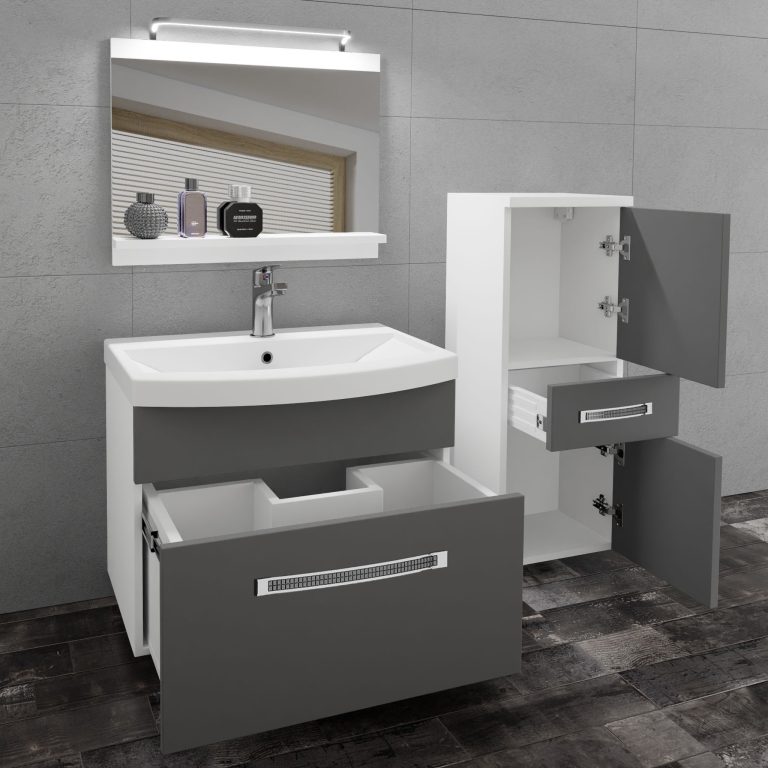  Mobili da bagno Belini Premium Glamour 22 GLA M 2/0/W/SR/0/MB/PP