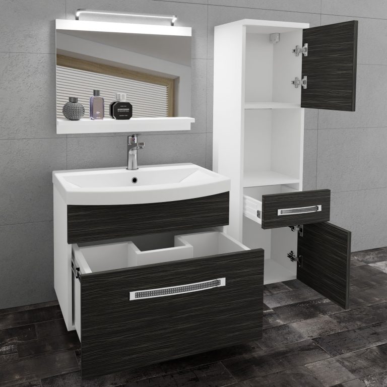 Mobili da bagno Belini Premium Glamour 40 GLA M 3/0/W/HK/0/MB/PP