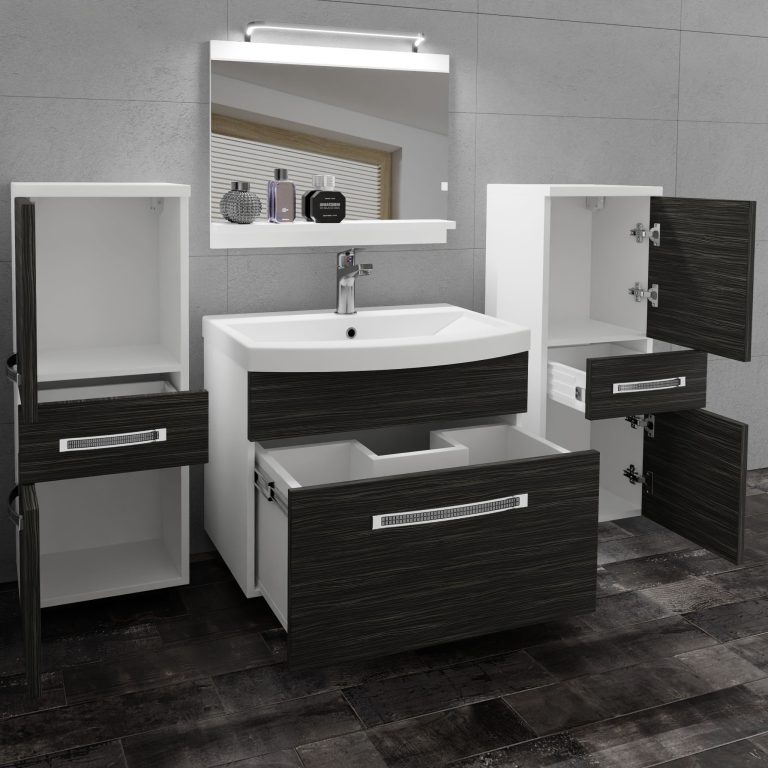Mobili da bagno Belini Premium Glamour 59 GLA M 4/0/W/HK/0/MB/PP