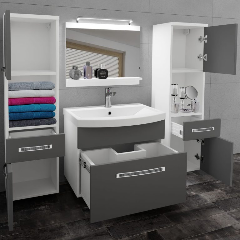 Mobili da bagno Belini Premium Glamour 98 GLA M 6/0/W/SR/0/MB/PP