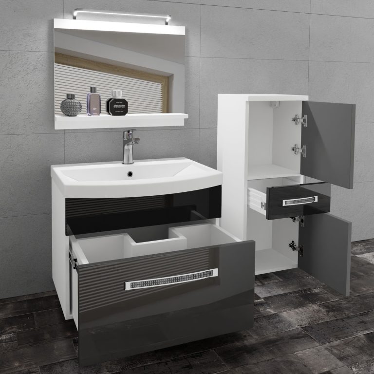 Mobili da bagno Belini Premium Glamour 31 GLA P 2/0/W/SB/0/MB/PP