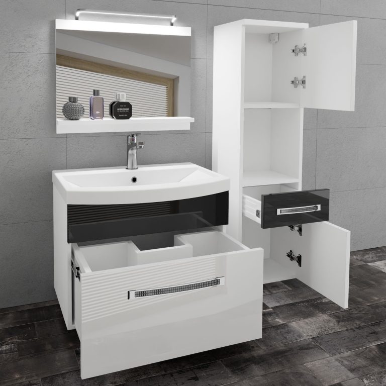 Mobili da bagno Belini Premium Glamour 46 GLA P 3/0/W/WB/0/MB/PP