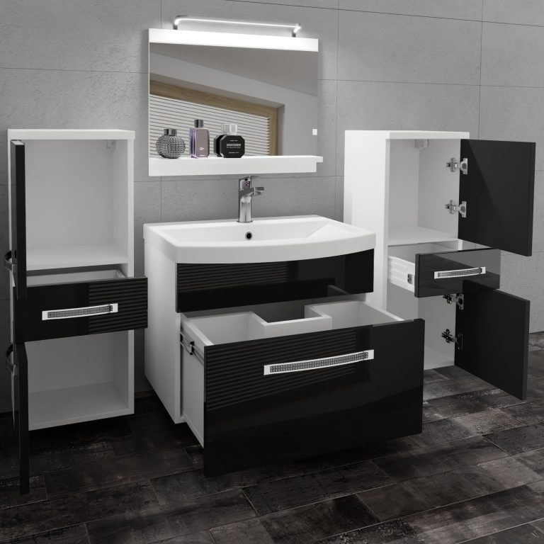 Mobili da bagno Belini Premium Glamour 63 GLA P 4/0/W/B/0/MB/PP