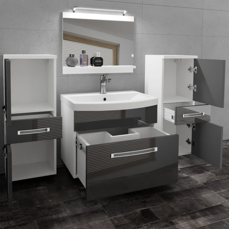Mobili da bagno Belini Premium Glamour 64  GLA P 4/0/W/S/0/MB/PP