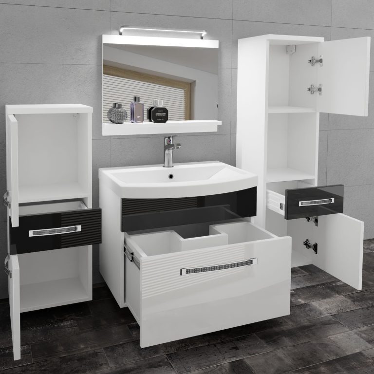 Mobili da bagno Belini Premium Glamour 84 GLA P 5/0/W/WB/0/MB/PP