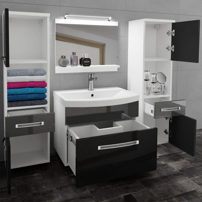 Mobili da bagno Belini Premium Glamour 106 GLA P 6/0/W/BS/0/MB/PP