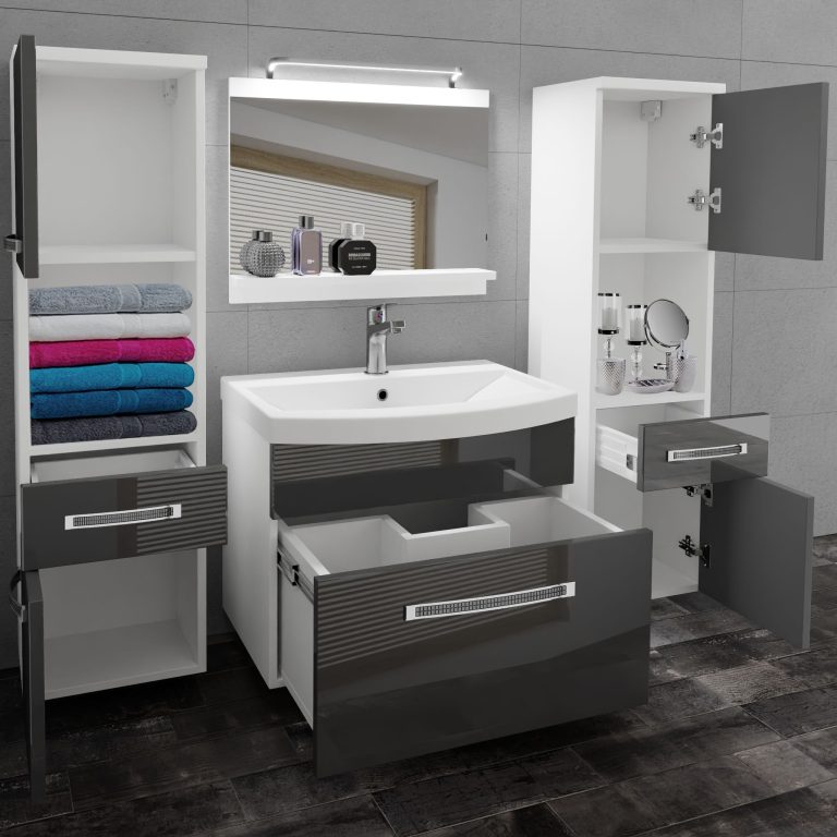 Mobili da bagno Belini Premium Glamour 102 GLA P 6/0/W/S/0/MB/PP