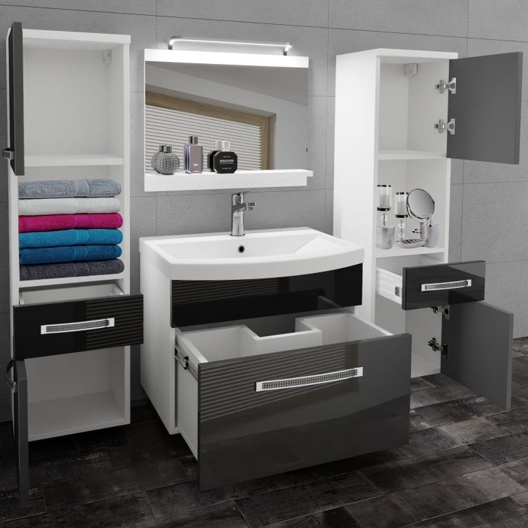 Mobili da bagno Belini Premium Glamour 107 GLA P 6/0/W/SB/0/MB/PP