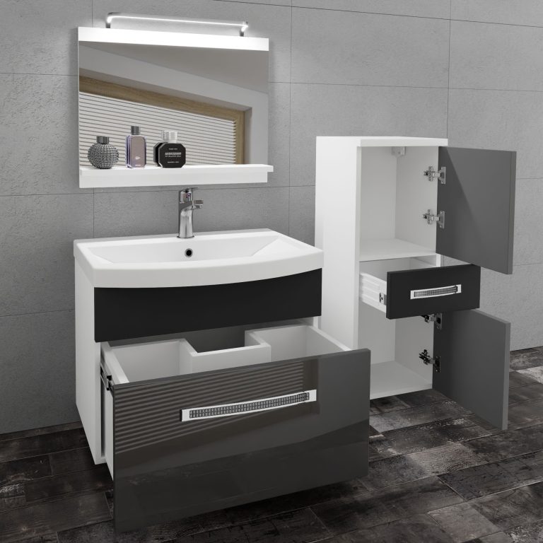 Mobili da bagno Belini Premium Glamour 32 GLA PM 2/0/W/SB/0/MB/PP