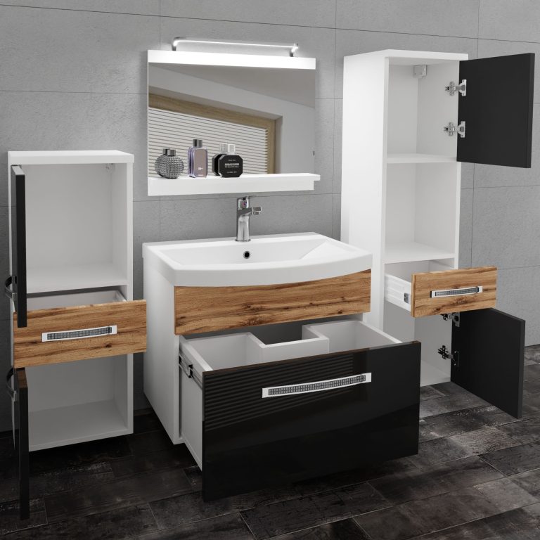 Mobili da bagno Belini Premium Glamour 95 GLA PM 5/0/W/BDW/0/MB/PP