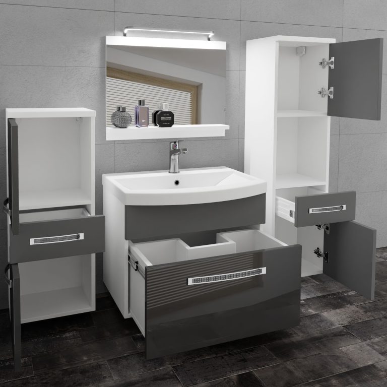 Mobili da bagno Belini Premium Glamour 91 GLA PM 5/0/W/SSR/0/MB/PP