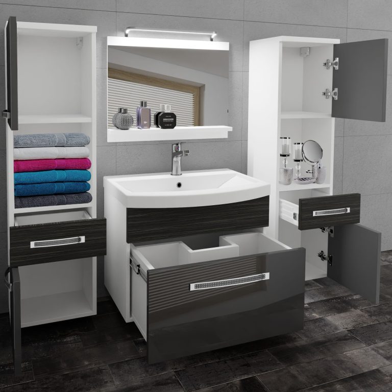 Mobili da bagno Belini Premium Glamour 109 GLA PM 6/0/W/SHK/0/MB/PP