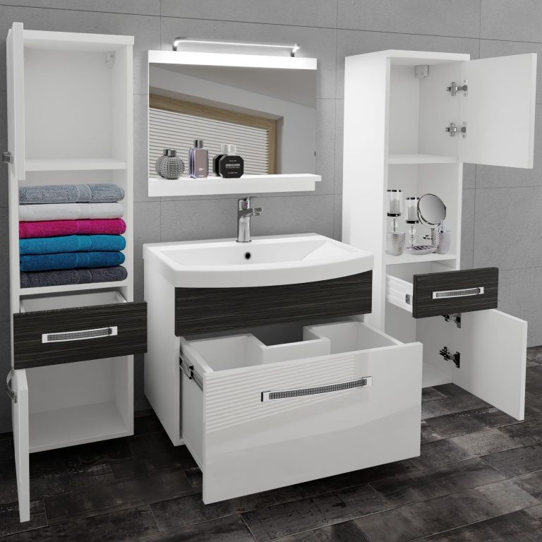 Mobili da bagno Belini Premium Glamour 111 GLA PM 6/0/W/WHK/0/MB/PP