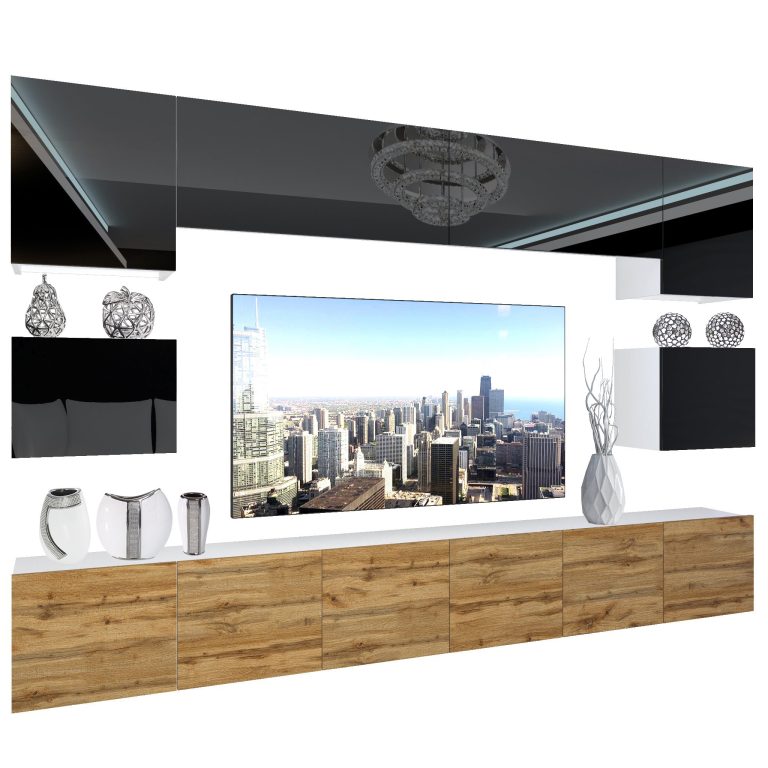 Parete attrezzata Belini Premium Nexum 51 NEX 3/0/W/BDW/0/0/PP