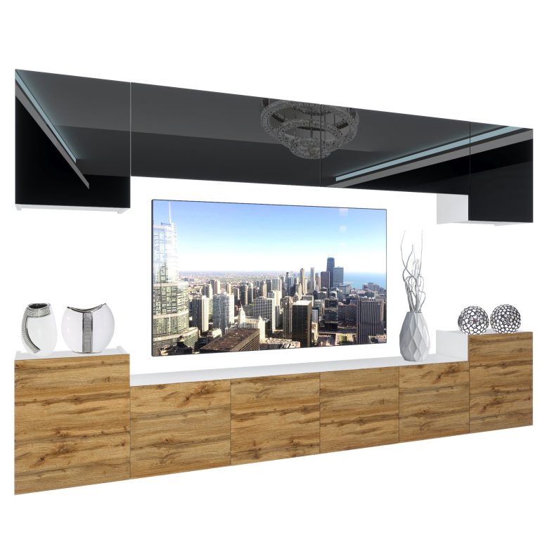 Parete attrezzata Belini Premium Nexum 67 NEX 4/0/W/BDW/0/0/PP
