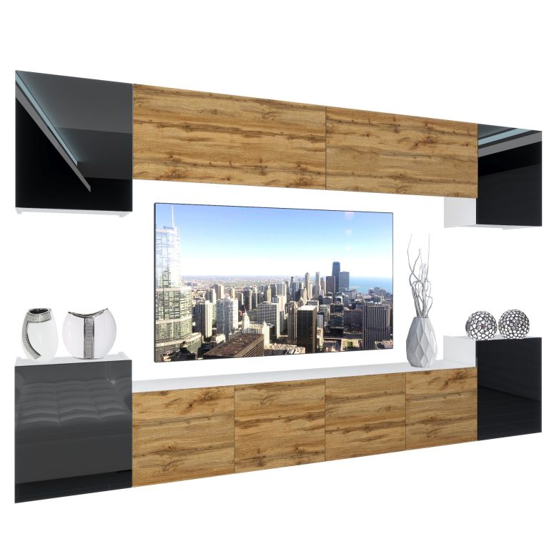 Parete attrezzata Belini Premium Nexum 69 NEX 4/0/W/BDWBDW/0/0/PP