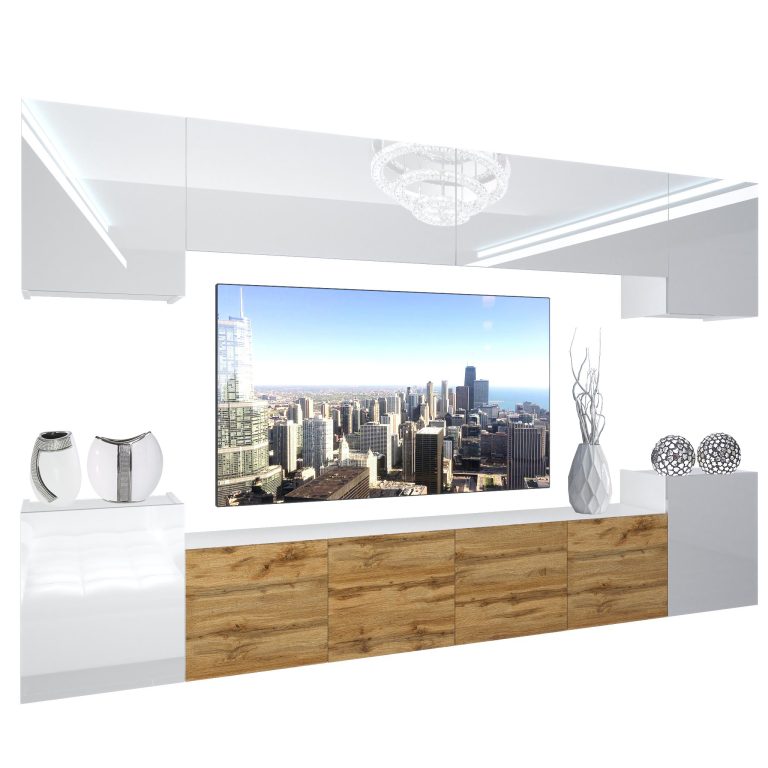 Parete attrezzata Belini Premium Nexum 64  NEX 4/0/W/WWWDW/0/0/PP