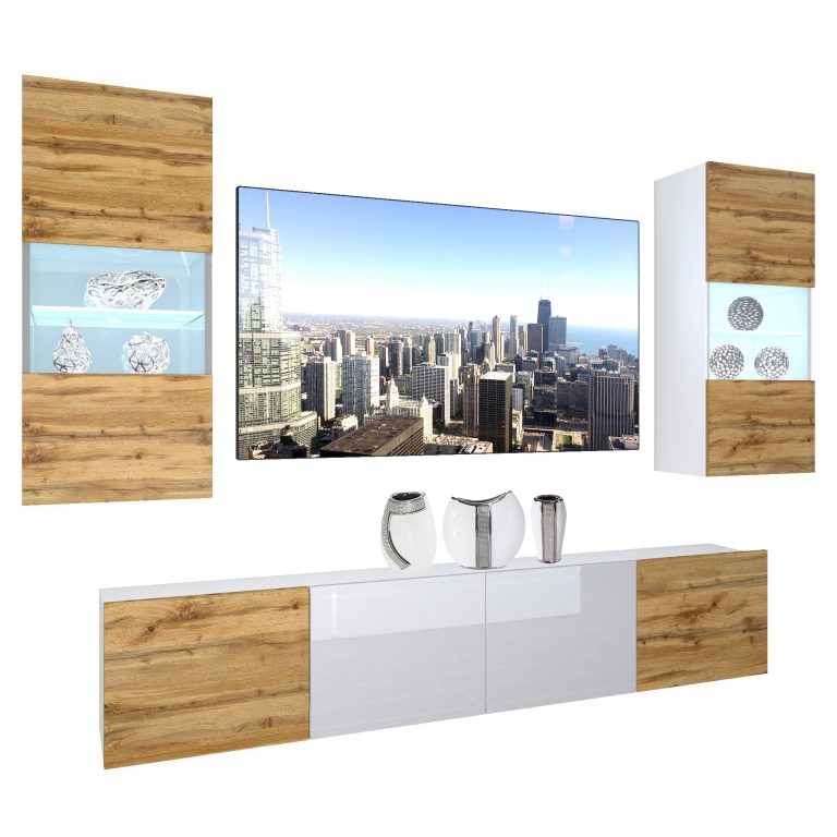 Parete attrezzata Belini Premium Nexum 104 NEX 7/0/W/DWDWW/0/0/PP