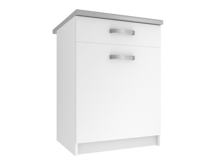 Mobile da cucina Belini inferiore con cassetti 60 cm bianco opaco con piano di lavoro Produttore TOR SDSZ1-60/0/WT/WT/0/U
 