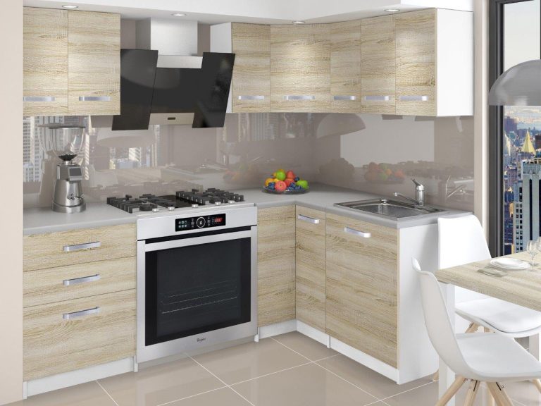 Mobili da cucina 300 cm in rovere Wotan rovere Sonoma senza piano di lavoro Produttore TOR ARMIN/2/WT/DS/BB/U