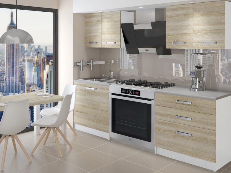 Mobili da cucina 120 cm in rovere Wotan rovere Sonoma senza piano di lavoro Produttore TOR TIESTO2/2/WT/DS/BB/B1