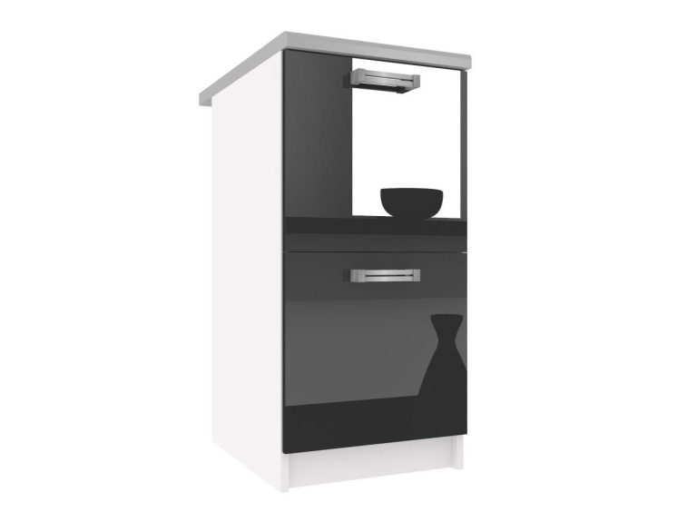 Mobile da cucina Belini inferiore 40 cm nero lucido senza piano di lavoro Produttore INF SD2-40/0/WT/B/BB/D