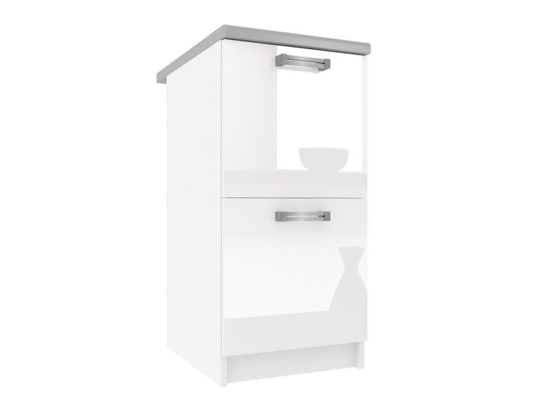 Mobile da cucina Belini inferiore 40 cm bianco lucido senza piano di lavoro Produttore INF SD2-40/1/WT/W/BB/D