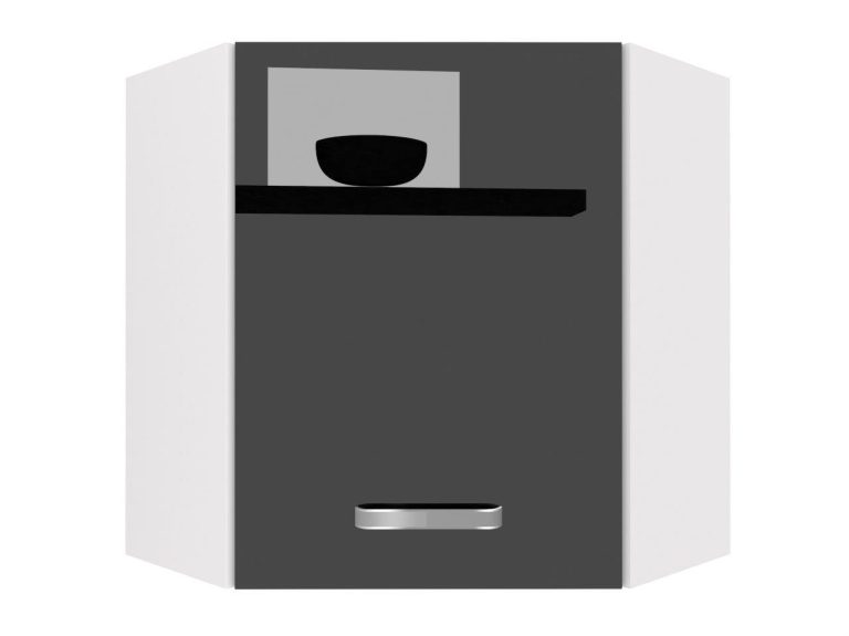 Mobile da cucina Belini angolare superiore 60 cm nero lucido Produttore INF SGN60/1/WT/B/0/F


