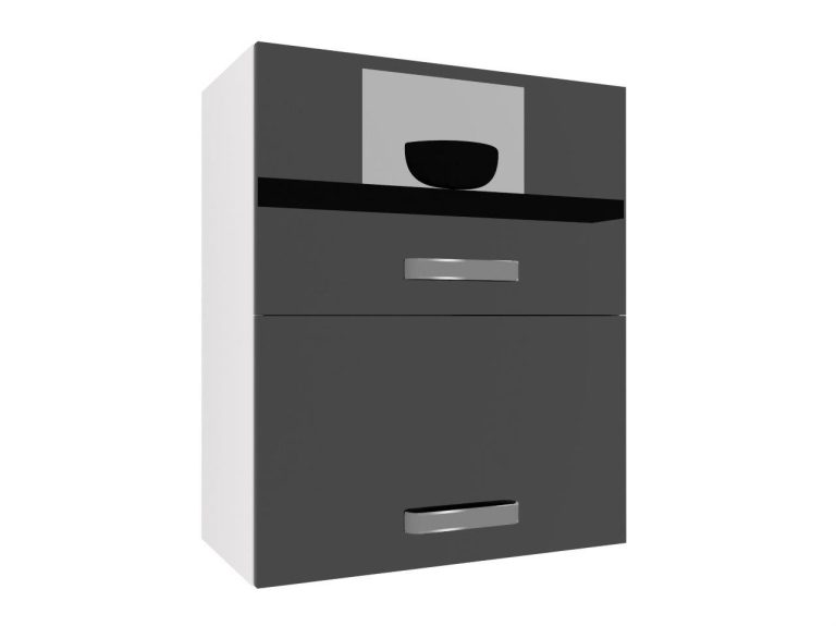 Mobile da cucina Belini superiore 60 cm nero lucido Produttore INF SGP2-60/1/WT/B/0/F

