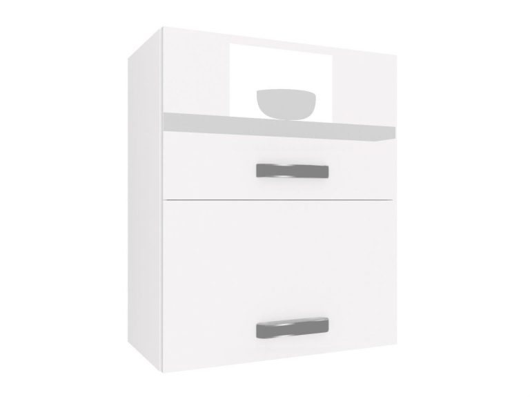Mobile da cucina Belini superiore 60 cm bianco lucido Produttore INF SGP2-60/1/WT/W/0/F
