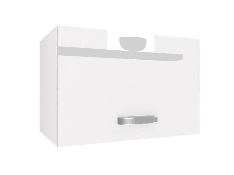 Mobile da cucina Belini sopra cappa aspirante 60 cm bianco lucido Produttore INF SGP60/3/WT/W/0/F


