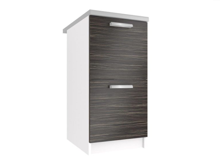 Mobile da cucina Belini inferiore 40 cm ebano reale senza piano di lavoro Produttore TOR SD2-40/0/WT/HK/BB/T