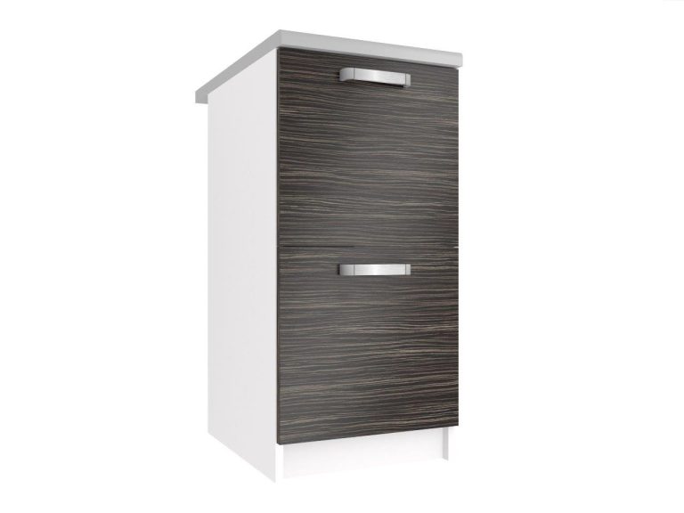 Mobile da cucina Belini inferiore 40 cm ebano reale senza piano di lavoro Produttore TOR SD2-40/0/WT/HK/BB/U