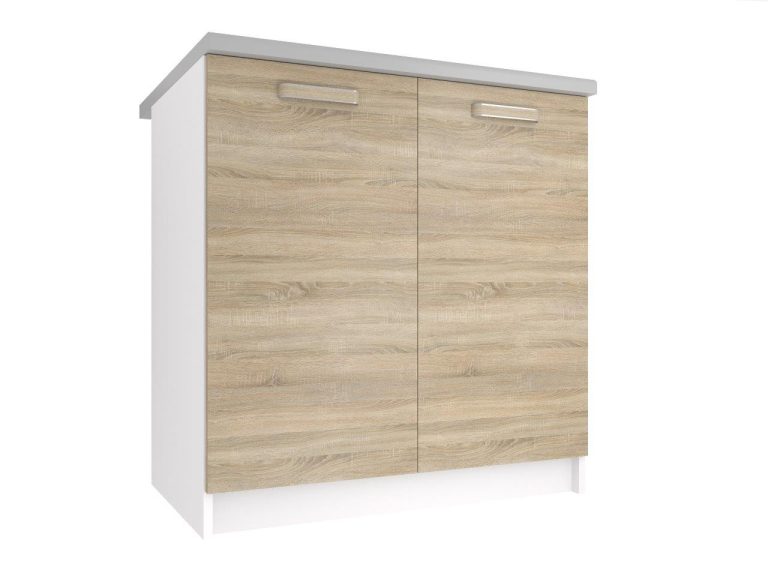 Mobile da cucina Belini inferiore 80 cm rovere sonoma con piano di lavoro Produttore TOR SD80/0/WT/DS/0/F