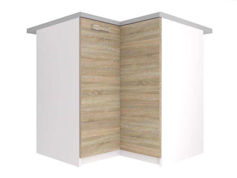 Mobile da cucina Belini angolare inferiore 90 cm rovere sonoma con piano di lavoro Produttore TOR SNP90/2/WT/DS/0/FP