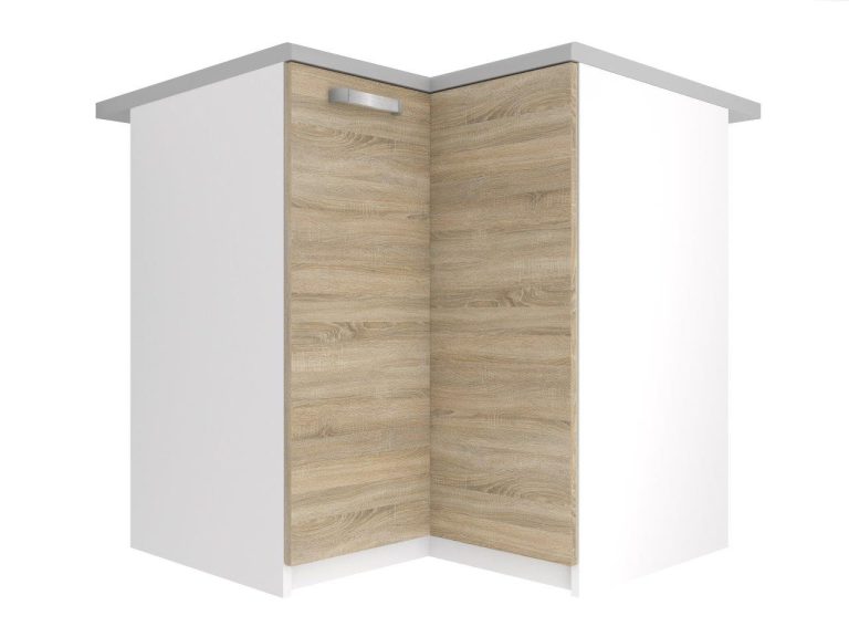 Mobile da cucina Belini angolare inferiore 90 cm rovere sonoma senza piano di lavoro Produttore TOR SNP90/2/WT/DS/BB/U