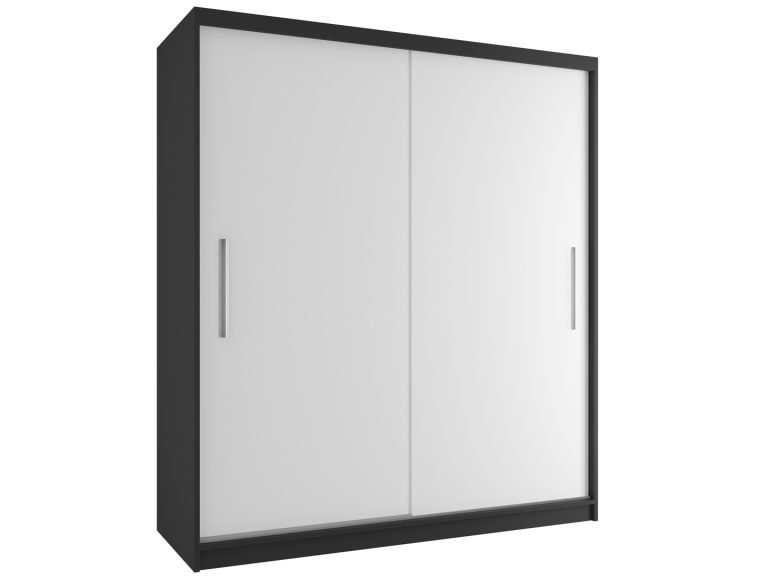 Armadio scorrevole 158 cm bianco opaco Produttore SI SZP3/1/B/W/0/AL