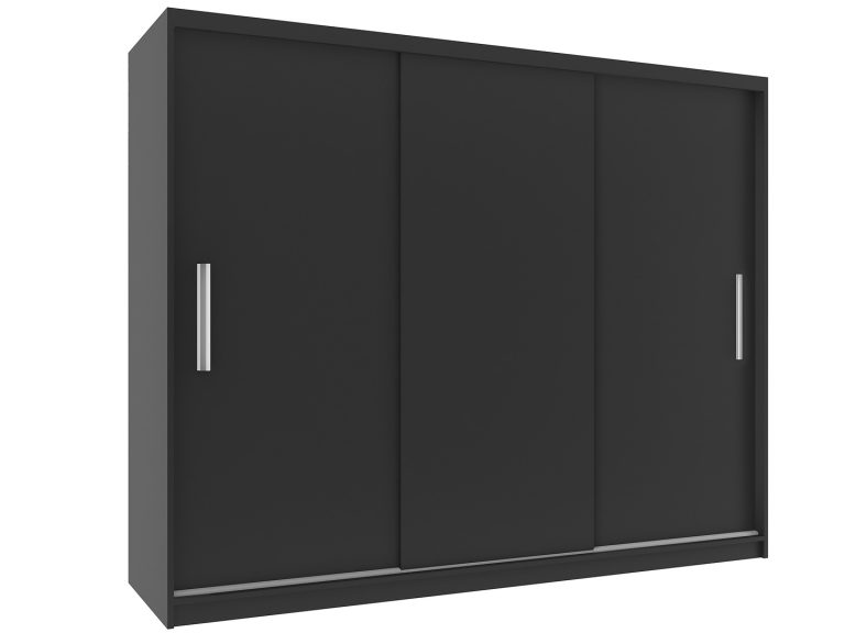 Armadio scorrevole 232 cm nero ebano scuro Produttore SI SZP4/2/1B/3B/0/AL